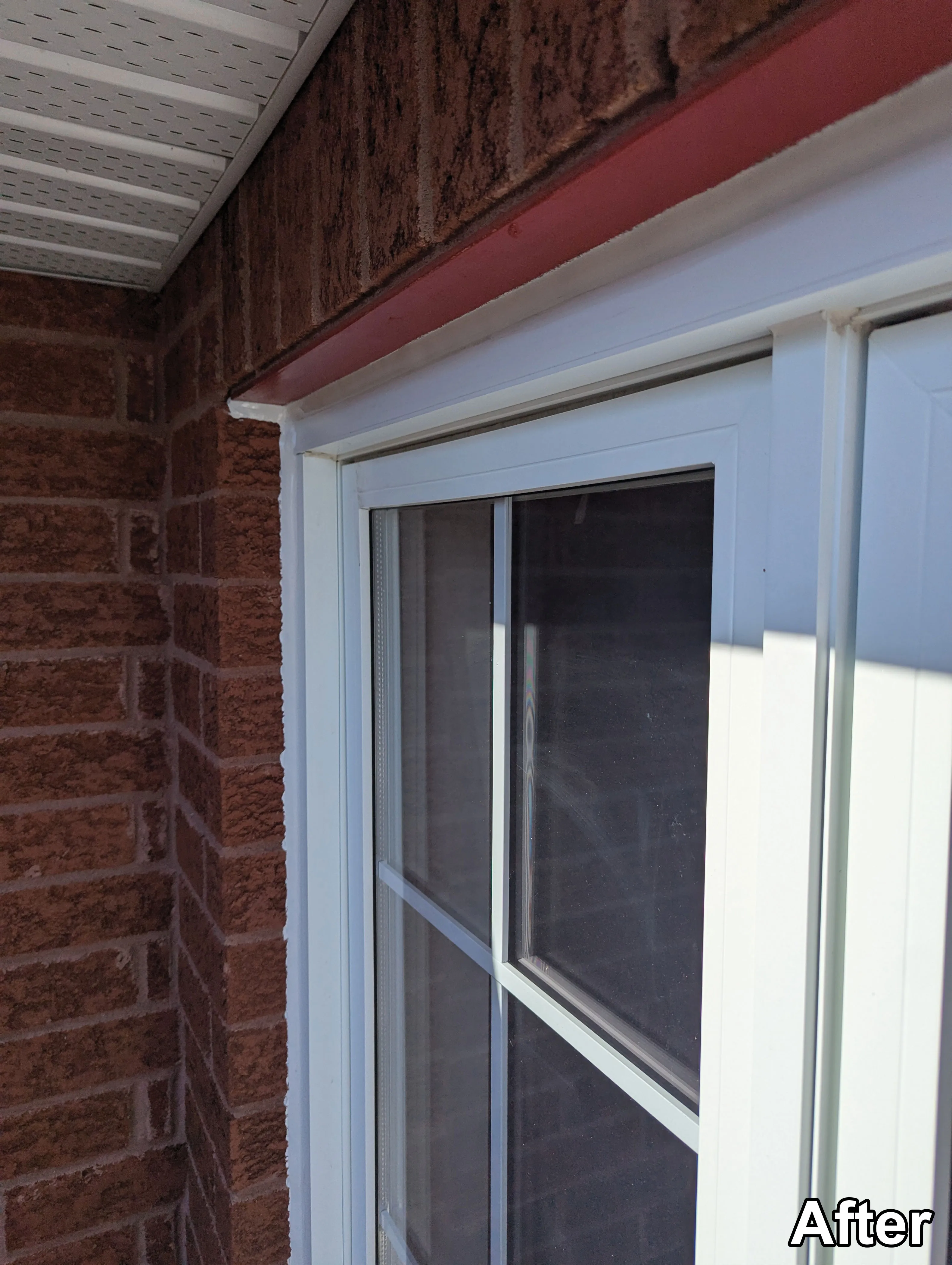 Window Caulk after